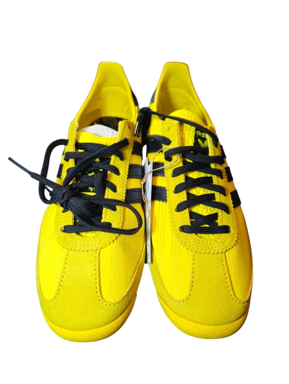 adidas SL 72 OG Yellow Core Black Sneakers Women’s 6.5 NWT JQ8316 - Picture 2 of 8
